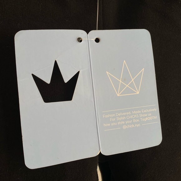 Chick NYC leggings NWT. With cute logo. Perfect condition. Size girls 14. - Picture 2 of 5